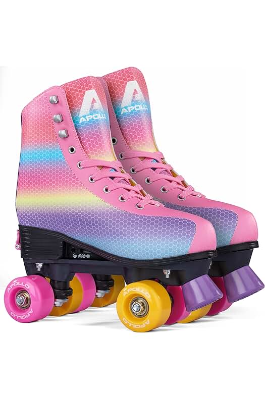 Patines Quad para Niños y Adolescentes con Ruedas LED de Apollo - Comodidad y Diversión Aseguradas.