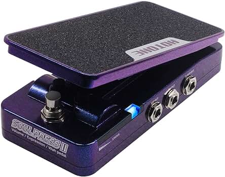 Pedal de efectos de guitarra versátil con volumen activo y expresión pasiva: Soul Press II