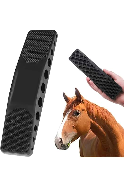 Peine de Masaje 6 en 1 para el Cuidado y Masaje de Caballos