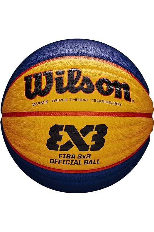Pelota de Baloncesto Wilson Fiba 3x3: La elección perfecta para tus partidos callejeros.