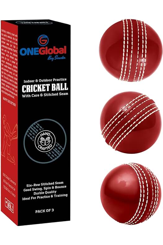 Pelota de Crícket de Entrenamiento con Bounce, Swing y Spin | Flexible y Segura para Habilidades