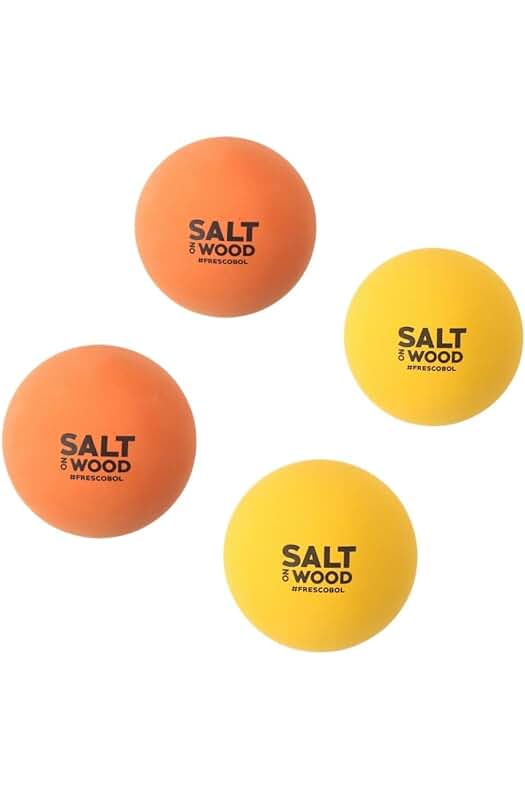 Pelota de frescobol de goma resistente y duradera | ideal para jugar en la playa.