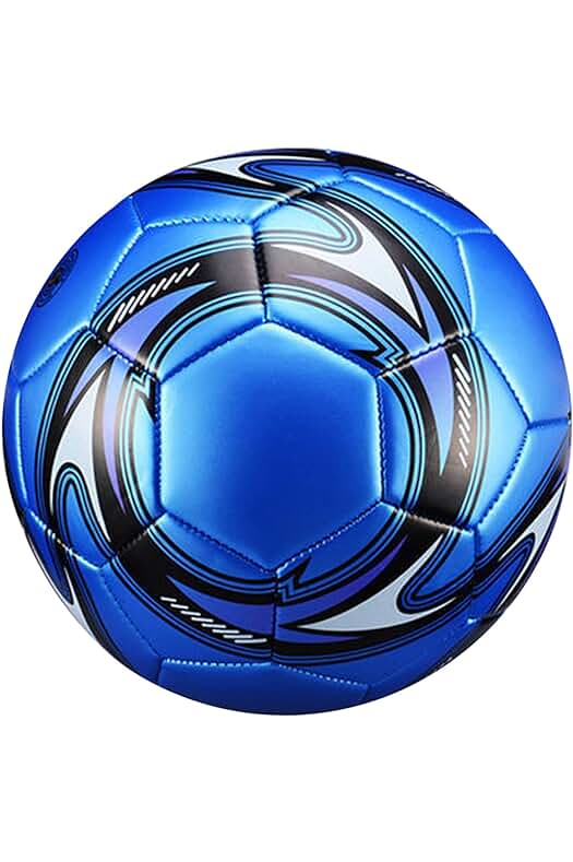 Pelota de fútbol profesional tamaño 5 - Balón azul para entrenamiento y competición.