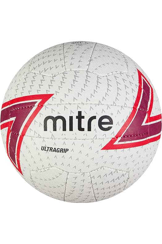 Pelota de netball Mitre Ultragrip: máxima adherencia para un juego excepcional.
