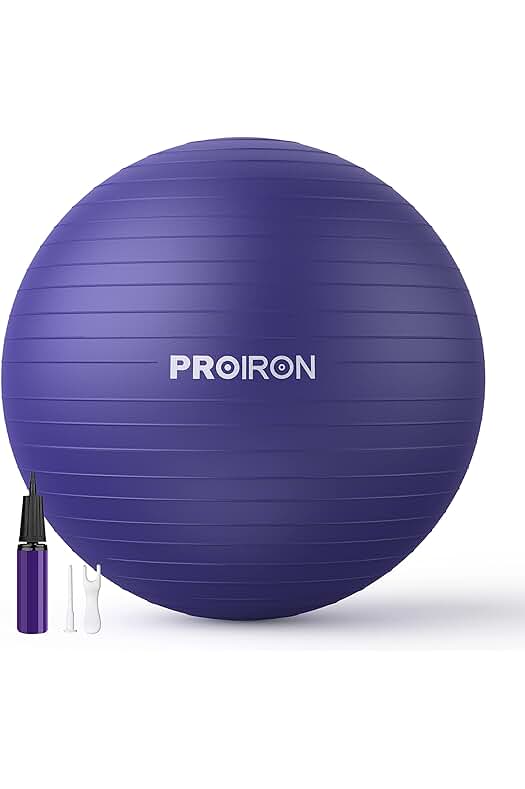 Pelota de Pilates PROIRON, el accesorio perfecto para tus ejercicios de fitness y yoga.