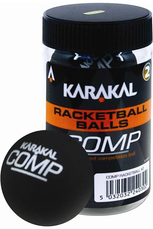 Pelotas de racketball Karakal: Mayor durabilidad y rendimiento para tus partidos de racketball.