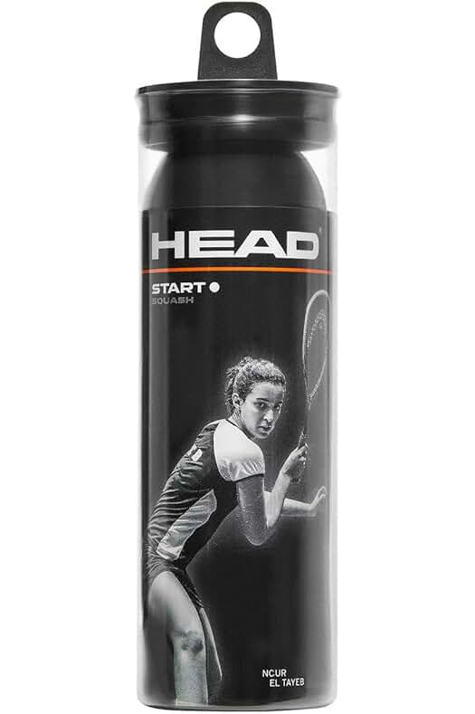 Pelotas de squash HEAD Start - Mejora tu juego con estas pelotas de squash profesionales.