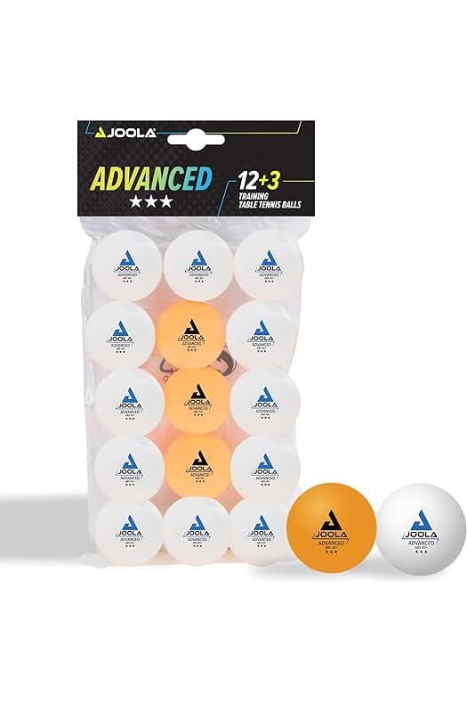 Pelotas de Tenis de Mesa JOOLA para Entrenamiento Avanzado de Alto Rendimiento.
