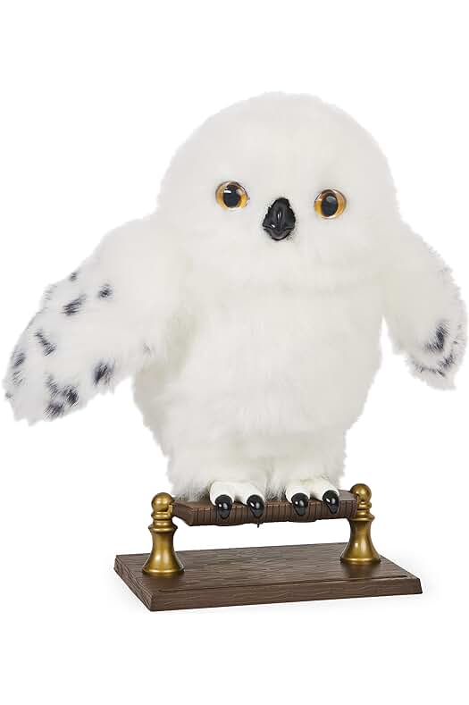 Peluche Interactivo Hedwig Encantadora - Sonidos y Movimientos - Juguetes Niños Harry Potter