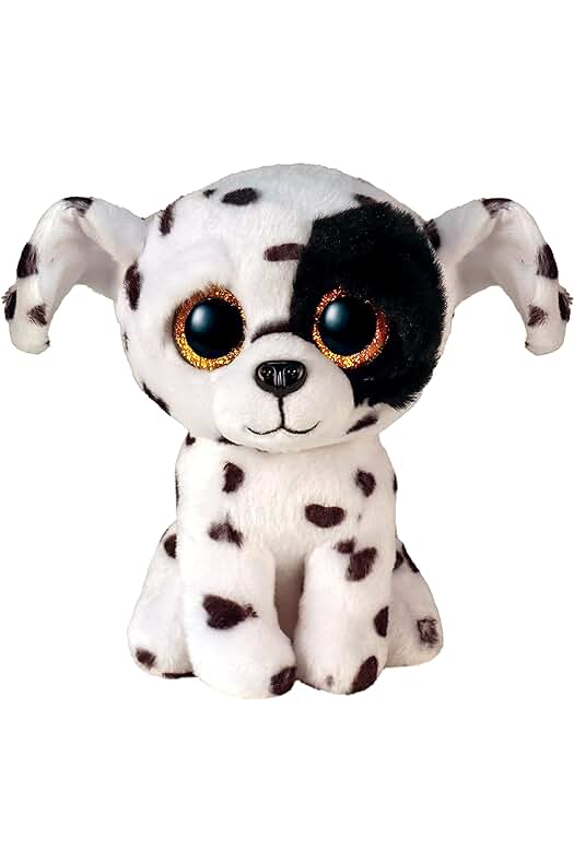 Peluche Ty - Beanie Boo Dálmata Luther - ¡Colecciónalo y abrázalo en tamaño de 15 cm!