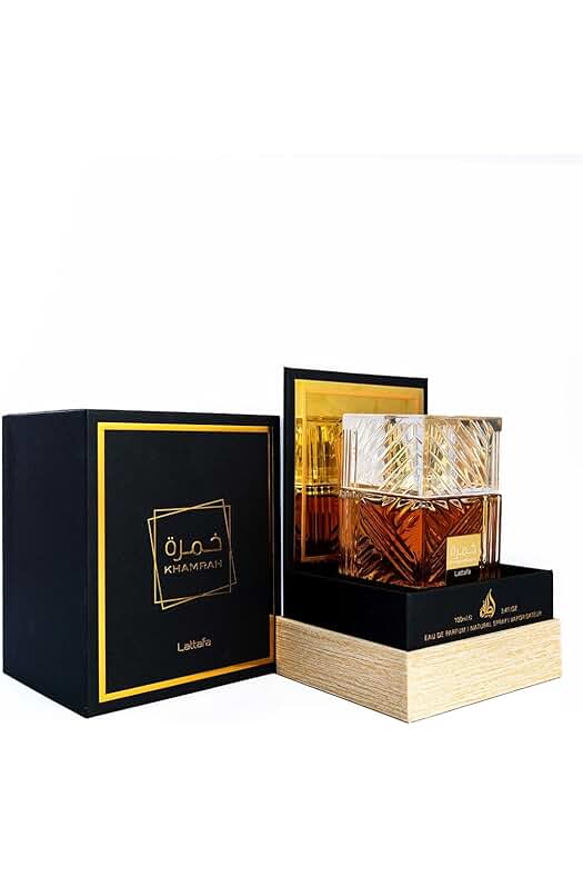 Perfume Khamrah: Fragancia árabe de lujo con 3 ml de spray de perfume gratis