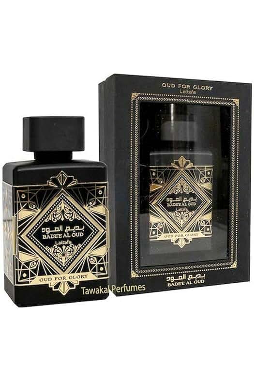 Perfume Lattafa Badee Al Oud: Exquisito Eau de Parfum con difusor de 100 ml.