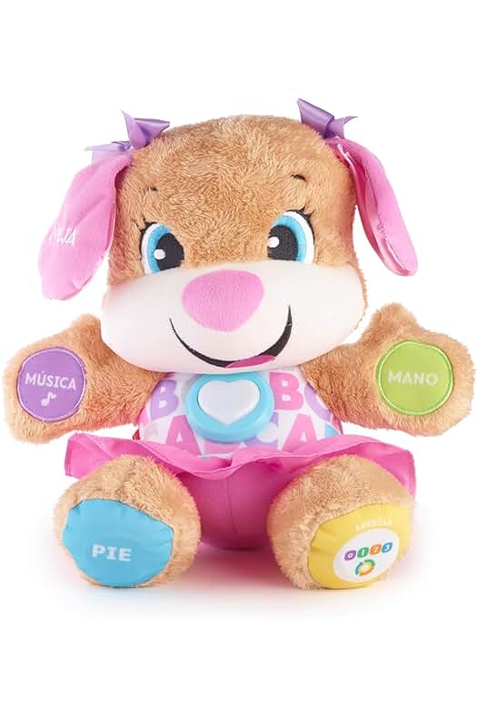 Perrita primeros descubrimientos Fisher-Price para bebés de +6 meses (Mattel FPP55)