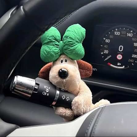 Perro decorativo para coche: adorno divertido y encantador para el interior de tu vehículo.