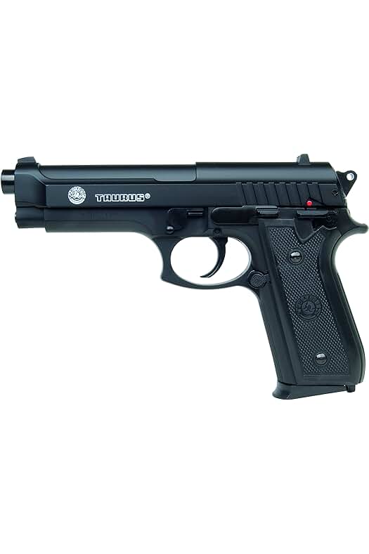 Pistola de Airsoft Taurus PT92: réplica realista con trineo de metal y muelle de alta presión.