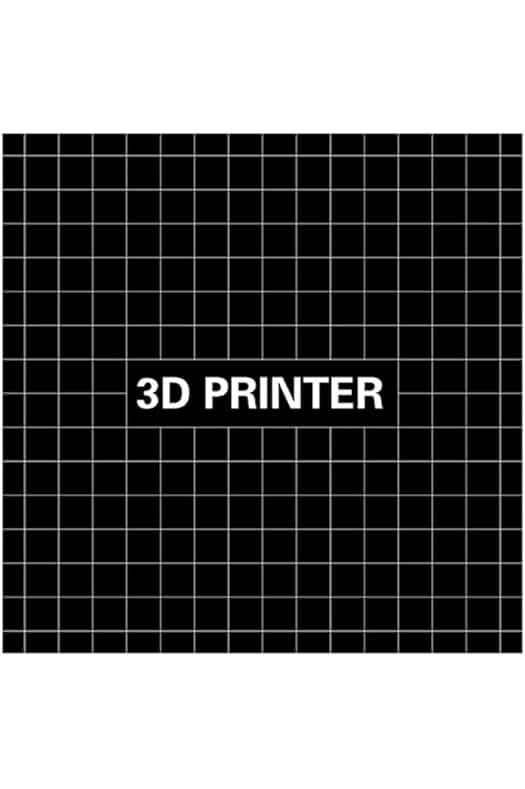 Placa de cama caliente adhesiva térmica para impresora 3D, compatible con diversos filamentos.