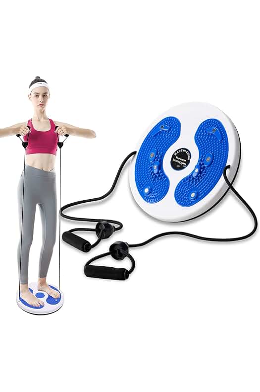 Placa Giratoria Fitness: Máquina Adelgazante y Tonificadora para Entrenamiento de Cintura y Abdomen.