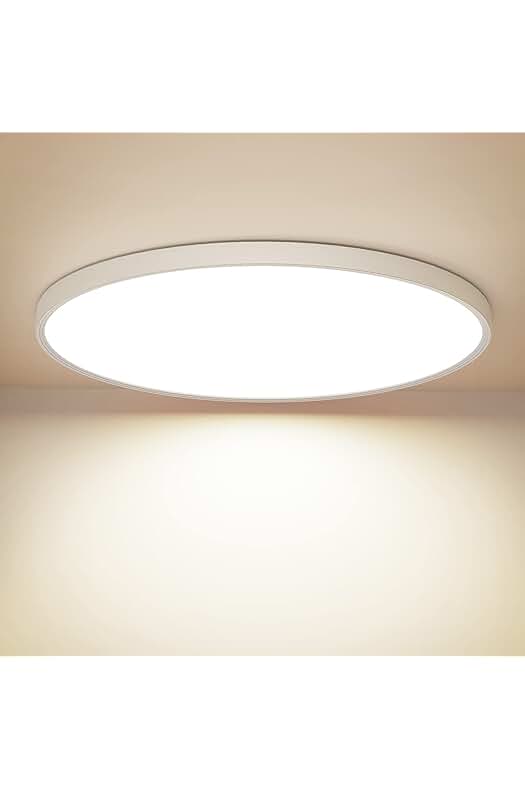 Plafón de Techo LED Moderno de Ø22CM - Luz Blanca - 18W - Ideal para Varios Espacios