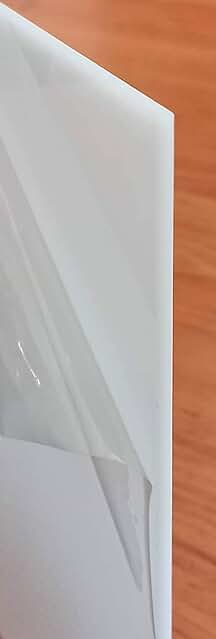 Plancha de metacrilato blanco opal de 3 mm - Lámina de plástico rígido de alta calidad.