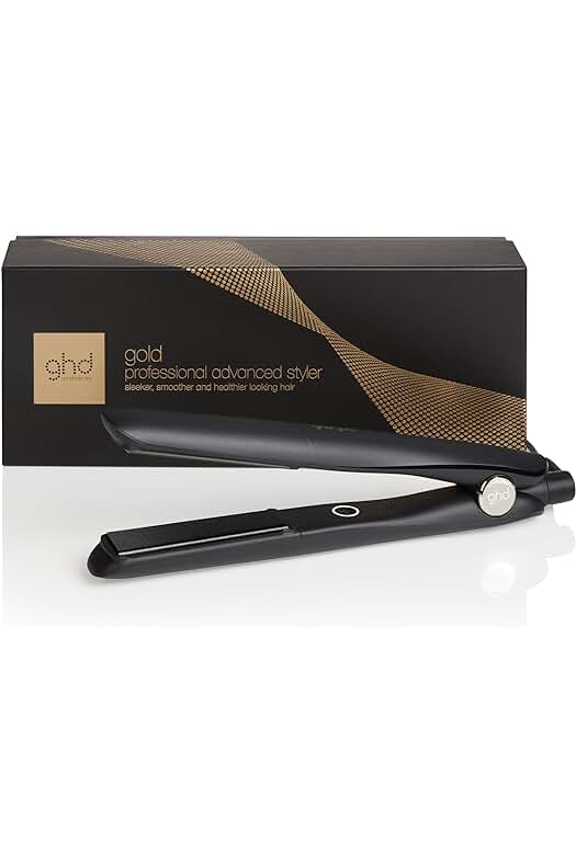 Plancha de pelo profesional ghd gold con tecnología dual-zone para alisar, rizar y crear ondas