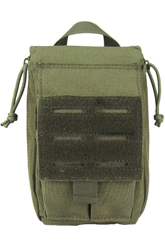 Plataforma táctica de pecho: Soporte Molle para chaleco, bolsa frontal y pistolera.