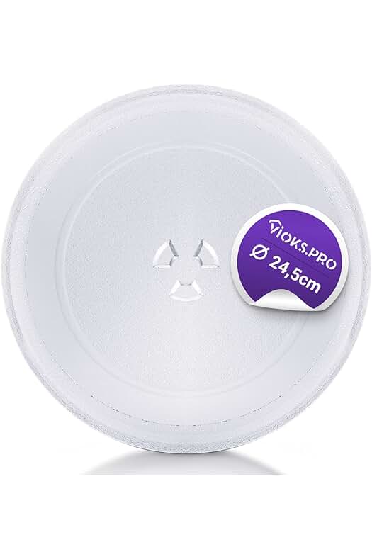 Plato giratorio para microondas Candy 49008516 de repuesto, diámetro 245 mm, accesorio universal.