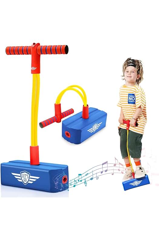 Pogo Stick para Niños - Juguetes de Aire Libre para Regalos de Cumpleaños