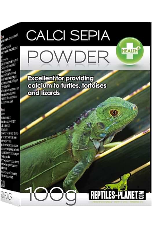 Polvo de Sepia para Reptiles Planet: Fortalece la salud y promueve una higiene óptima.