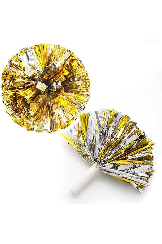 Pompones de Animadora AMONENZ: Elegantes y Brillantes Accesorios para Porristas y Eventos Deportivos