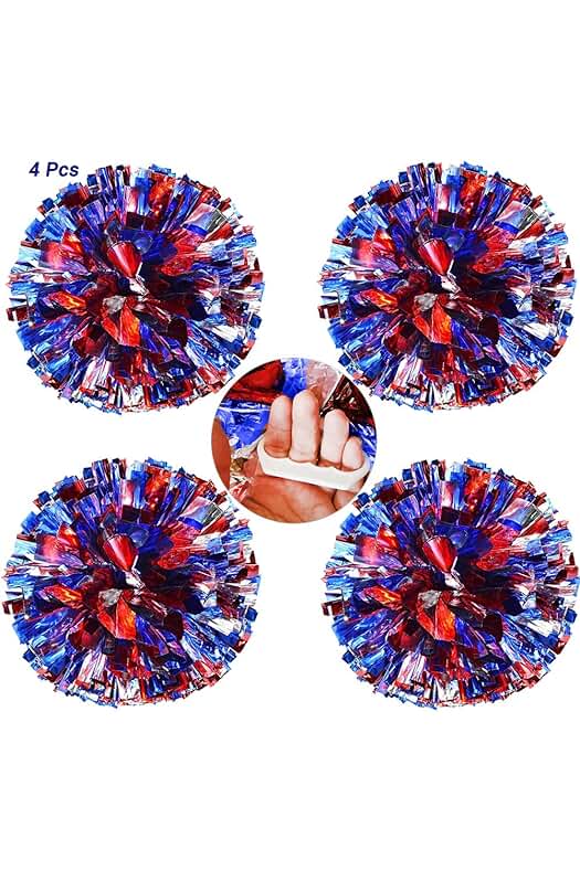 Pompones de animadora de alta calidad para cheerleading y deportes.