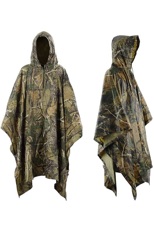 Poncho impermeable para lluvia - La mejor opción para acampar, ciclismo y viajes al aire libre.