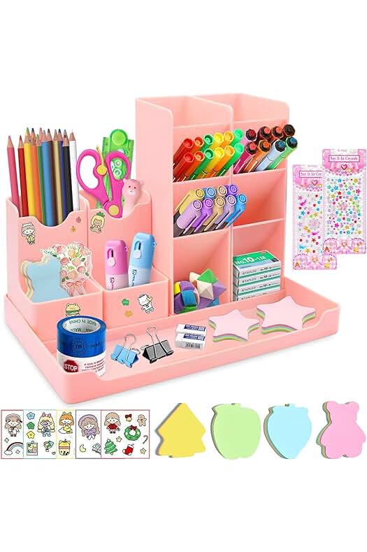 Portalápices TWBEST, el organizador ideal para tu escritorio en la oficina, hogar o escuela.