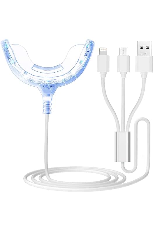 Potente luz para acelerar el blanqueamiento dental y obtener una sonrisa radiante