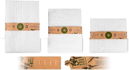 Precinto de garantía perfumado biodegradable para toallas | Cierre ajustable | 500 unidades.