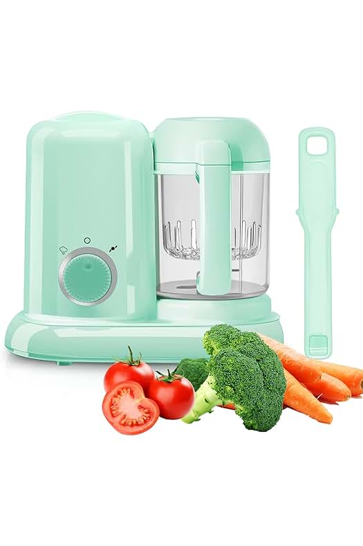 Procesador de Alimentos para Bebé: Robot de Cocina 4 en 1 para Bebés y Niños