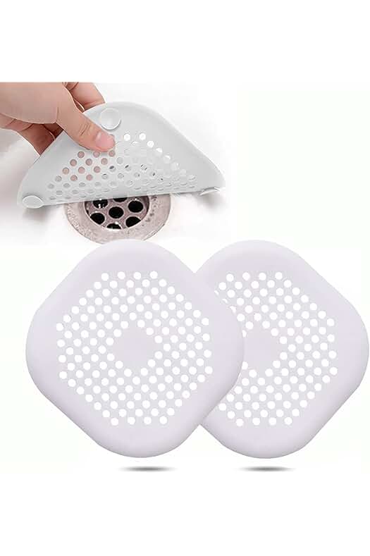 Protector de drenaje de silicona con ventosas fuertes para bañera y fregadero