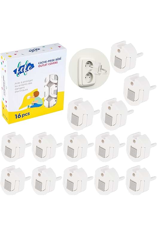 Protector de enchufes para bebés: seguro, fácil de instalar y sin adhesivo.