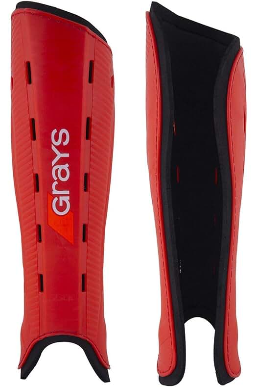 Protector de espinilleras de hockey G600 - Rojo