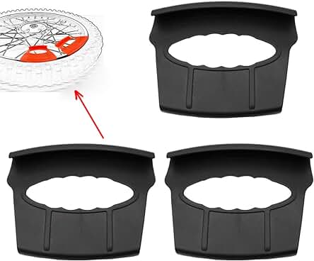 Protector de llantas de motocicleta universal para ATV y Pocket Dirt Moto, juego de 3 unidades.