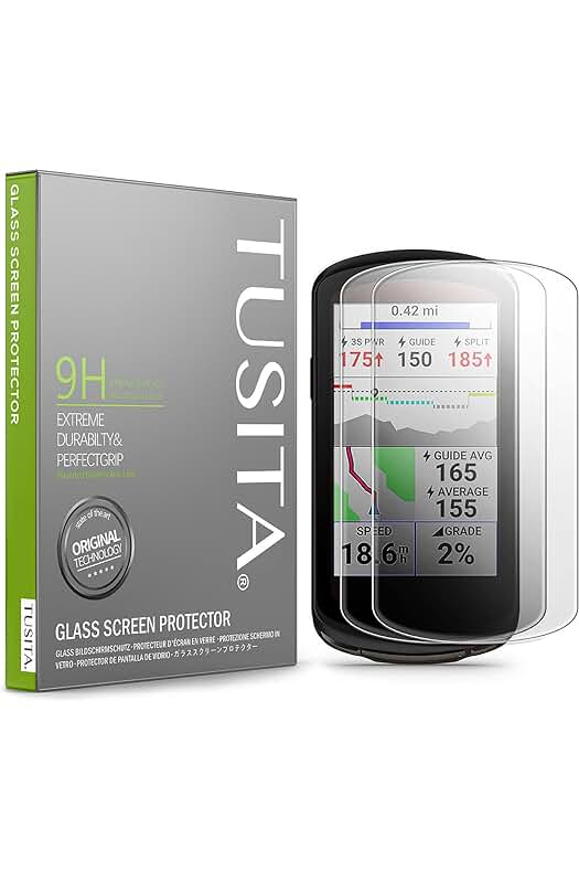Protector de pantalla de cristal templado ultrafino para Garmin Edge 1040 Solar.