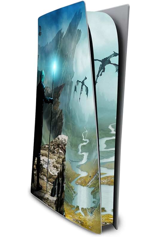 Protector de pantalla PS5: Cubierta de Vinilo Antiarañazos para Consola de Videojuegos