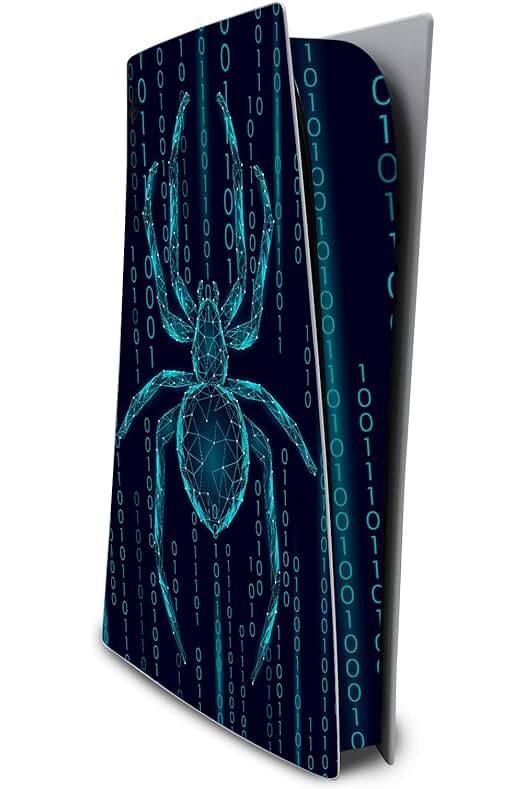 Protector de pantalla PS5: Funda adhesiva de diseño resistente a arañazos para consola de videojuegos