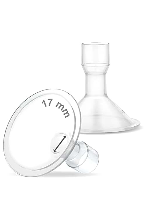 Protector de pecho pequeño compatible con bombas de mama Medela - 17 mm.