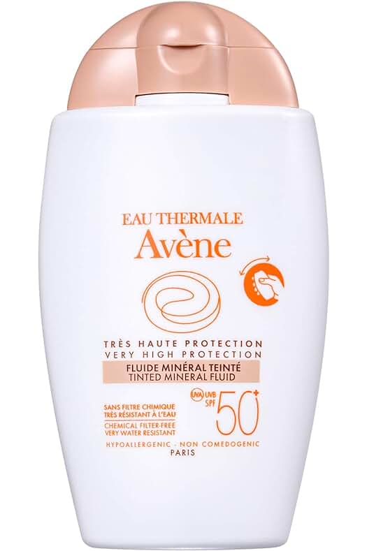 Protector solar mineral con color SPF 50+: Avene Fluido Mineral Color para una protección perfecta.