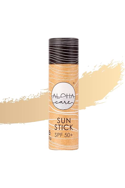 Protector solar mineral ecológico SPF 50+ para el surf en tubo beige