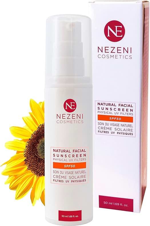 Protector Solar Mineral SPF50 de Rápida Absorción para Todo Tipo de Pieles - NEZENI COSMETICS