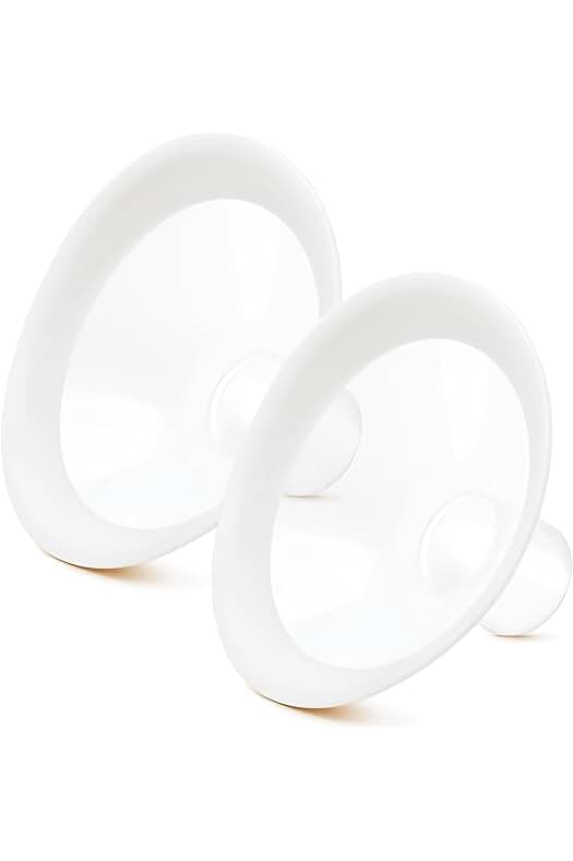 Protectores de pecho Medela PersonalFit Flex: mayor comodidad y más leche al bombear.