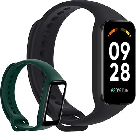 Pulsera de Actividad Xiaomi Redmi Smart Band 2 + Correa Verde - Rendimiento y Estilo en uno.