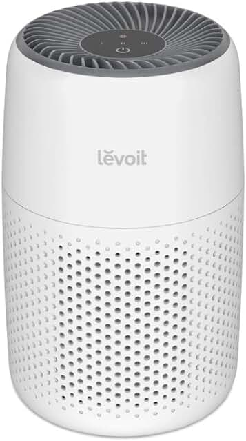 Purificador de Aire LEVOIT con Filtro HEPA H13 y Aromaterapia - Silencioso y Portátil.