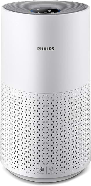 Purificador de aire Philips Serie 1000: Elimina gérmenes, polvo y alérgenos en habitaciones grandes. (AC1711/10)